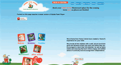 Desktop Screenshot of homefromhomecreche.com